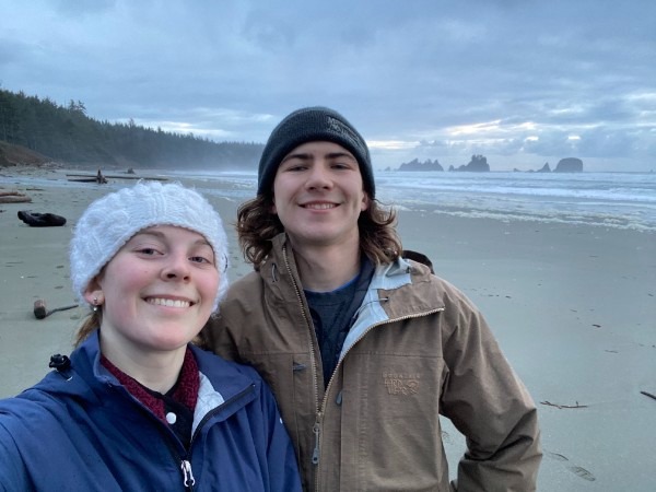 Beach selfie