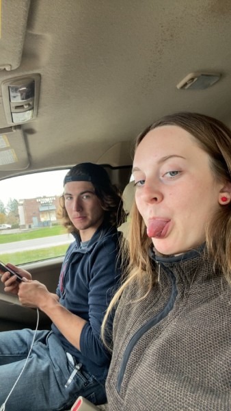 Car selfie